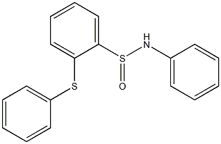 2-Phenylthio-N-phenylbenzenesulfinamide 结构式