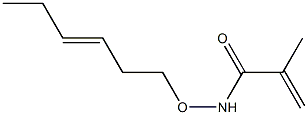 N-(3-Hexenyloxy)methacrylamide 结构式