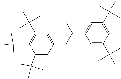 1-(3,4,5-Tri-tert-butylphenyl)-2-(3,5-di-tert-butylphenyl)propane 结构式