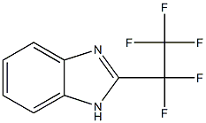 2-(Pentafluoroethyl)-1H-benzimidazole 结构式