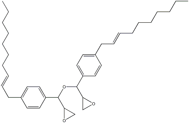 4-(2-Decenyl)phenylglycidyl ether 结构式