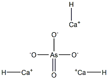 Arsenic acid hydrogen=calcium salt 结构式