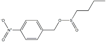 Butane-1-sulfinic acid 4-nitrobenzyl ester 结构式