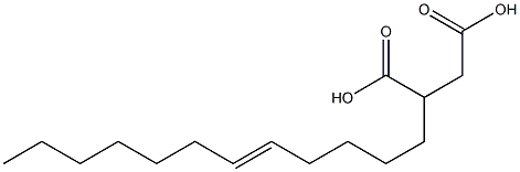 7-Tetradecene-1,2-dicarboxylic acid 结构式