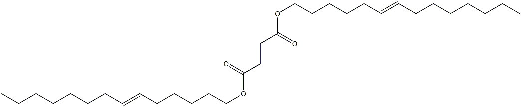 Succinic acid di(6-tetradecenyl) ester 结构式