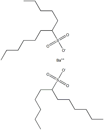 Bis(dodecane-6-sulfonic acid)barium salt 结构式