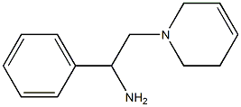1-Phenyl-2-[(1,2,5,6-tetrahydropyridin)-1-yl]ethanamine 结构式