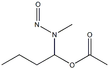 Acetic acid 1-(methylnitrosoamino)butyl ester 结构式