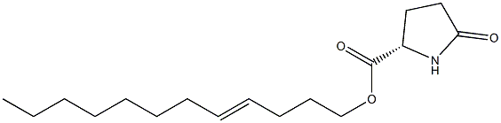 (S)-5-Oxopyrrolidine-2-carboxylic acid 4-dodecenyl ester 结构式