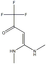 1,1,1-Trifluoro-4,4-bis(methylamino)-3-buten-2-one 结构式