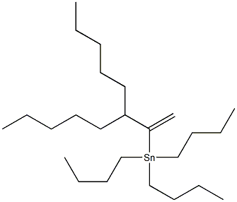 1-(Tributylstannyl)-1-(undecan-6-yl)-ethene 结构式