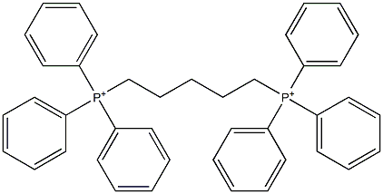 1,5-Pentanediylbis(triphenylphosphonium) 结构式