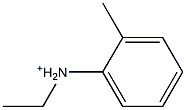 N-Ethyl-2-methylbenzenaminium 结构式