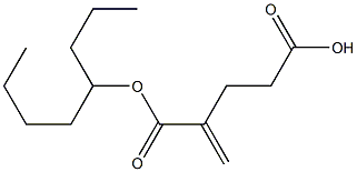 1-Butene-2,4-dicarboxylic acid 4-octyl ester 结构式