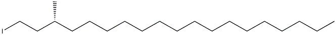 [R,(-)]-1-Iodo-3-methylnonadecane 结构式