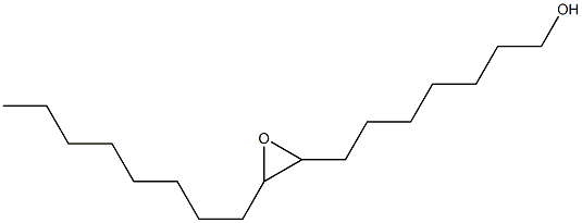 8,9-Epoxyheptadecan-1-ol 结构式