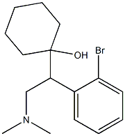 1-[1-(2-Bromophenyl)-2-dimethylaminoethyl]cyclohexanol 结构式