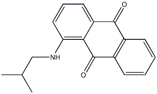 1-(Isobutylamino)anthraquinone 结构式