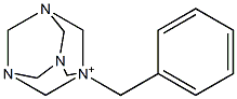 1-Benzyl-1-azonia-3,5,7-triazaadamantane 结构式