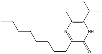 3-Octyl-5-methyl-6-isopropylpyrazin-2(1H)-one 结构式