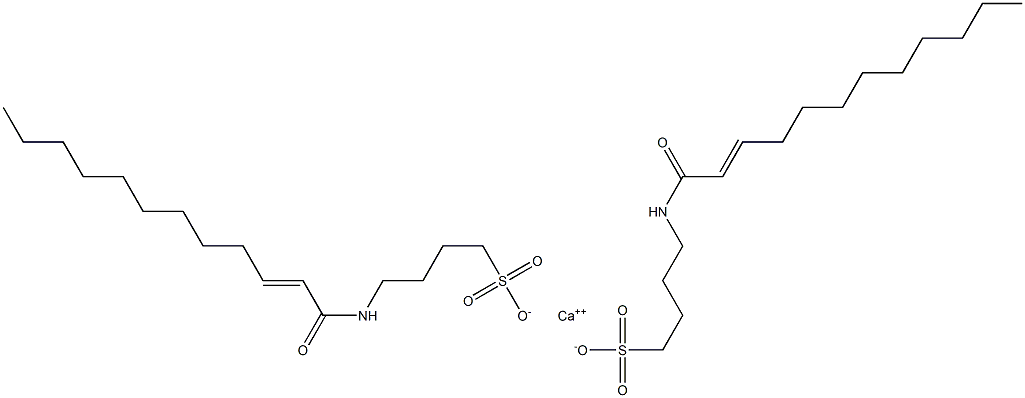 Bis[4-(2-dodecenoylamino)-1-butanesulfonic acid]calcium salt 结构式