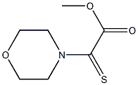 2-Morpholino-2-thioxoacetic acid methyl ester 结构式