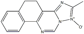 6,7-Dihydro-16-methyl-11,13,15,17-tetraaza-13H-cyclopenta[a]phenanthrene 17-oxide 结构式