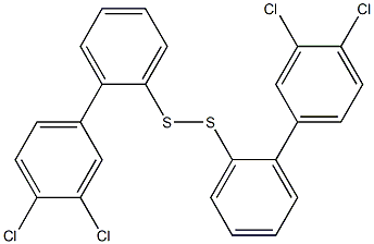 (3,4-Dichlorophenyl)phenyl persulfide 结构式