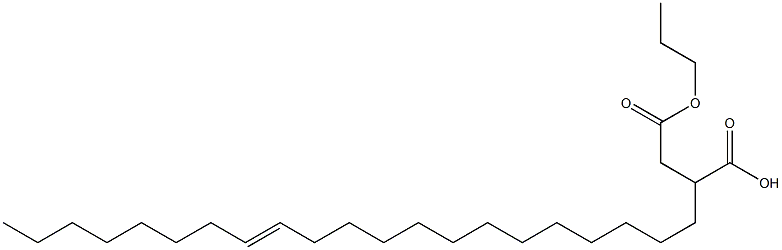 2-(13-Henicosenyl)succinic acid 1-hydrogen 4-propyl ester 结构式