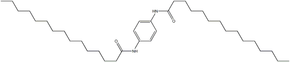 N,N'-Bis(1-oxopentadecyl)-p-phenylenediamine 结构式