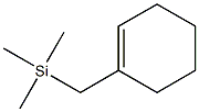 1-[(Trimethylsilyl)methyl]cyclohexene 结构式