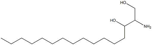 2-Aminohexadecane-1,3-diol 结构式