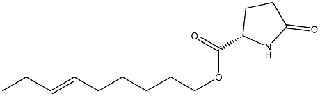 (S)-5-Oxopyrrolidine-2-carboxylic acid 6-nonenyl ester 结构式