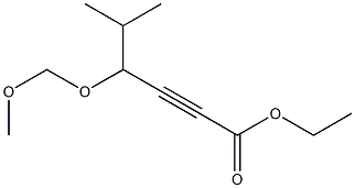 4-Methoxymethoxy-5-methyl-2-hexynoic acid ethyl ester 结构式