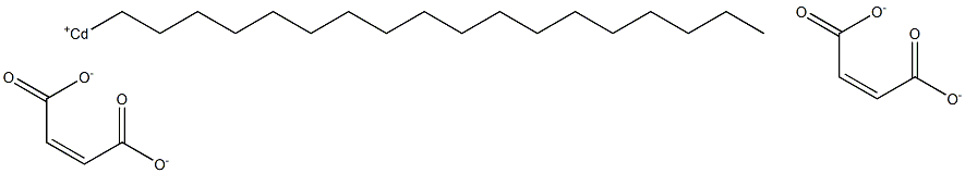 Bis(maleic acid 1-octadecyl)cadmium salt 结构式