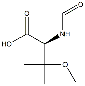 [S,(-)]-N-Formyl-3-methoxy-L-valine 结构式