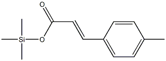 p-Methylcinnamic acid trimethylsilyl ester 结构式