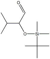 2-(tert-Butyldimethylsiloxy)-3-methylbutanal 结构式