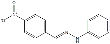 1-[(2-Phenylhydrazono)methyl]-4-nitrobenzene 结构式