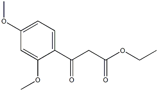 2,4-Dimethoxybenzoylacetic acid ethyl ester 结构式