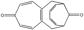 6,7,12,13-Tetrahydro-7,12-methano-3H-cycloheptacyclodecene-3,14-dione 结构式