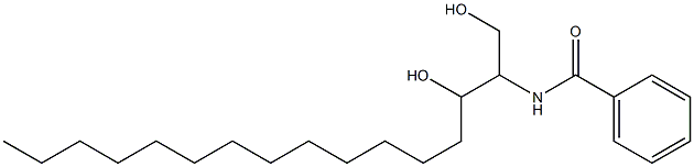 N-(1,3-Dihydroxyhexadecan-2-yl)benzamide 结构式