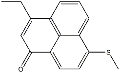 3-Ethyl-7-methylthio-1H-phenalen-1-one 结构式