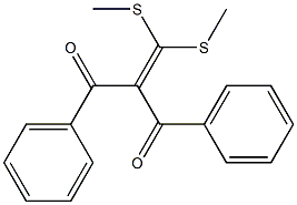 1,3-Diphenyl-2-[bis(methylthio)methylene]-1,3-propanedione 结构式