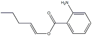 Anthanilic acid 1-pentenyl ester 结构式