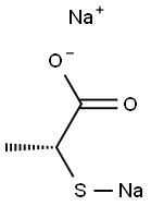 [R,(+)]-2-(Sodiothio)propionic acid sodium salt 结构式