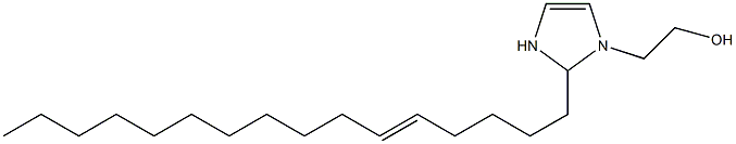 2-(5-Hexadecenyl)-4-imidazoline-1-ethanol 结构式