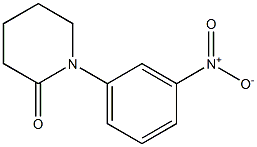 1-(3-Nitrophenyl)-2-piperidone 结构式