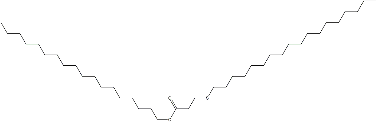 3-(Octadecylthio)propionic acid octadecyl ester 结构式