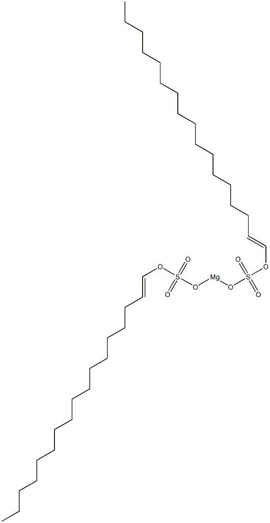 Bis[(1-heptadecenyl)oxysulfonyloxy]magnesium 结构式
